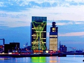 荷蘭照明新地標！荷蘭皇家KPN電信大廈的融景打造！