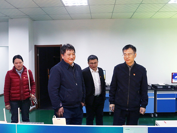 杭州市貿(mào)促會會長鄭榮新一行蒞臨勇電參觀指導(dǎo)！